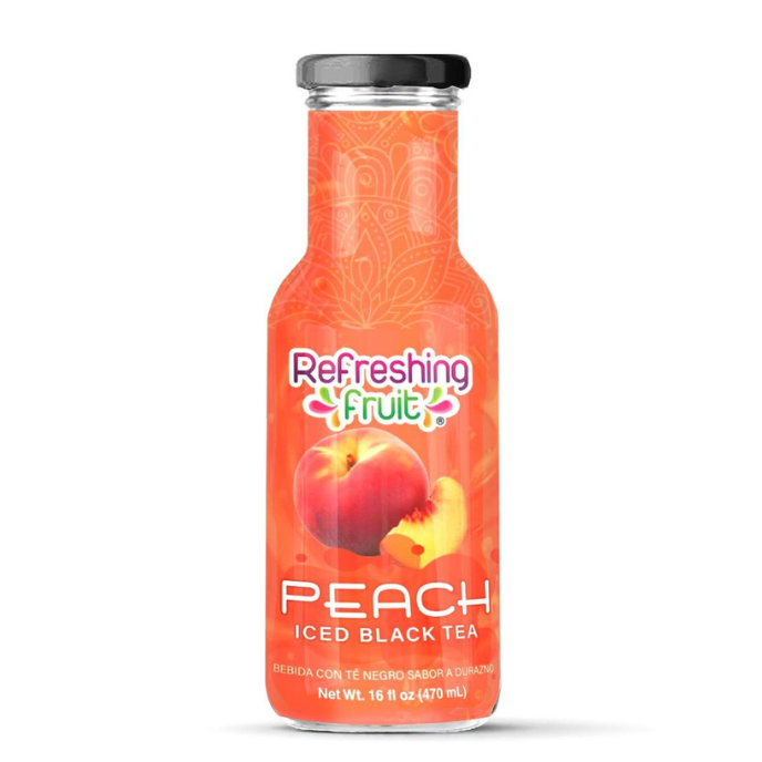 Refreshing Fruit Peach Iced Tea 470 ML - Mexiquense Market