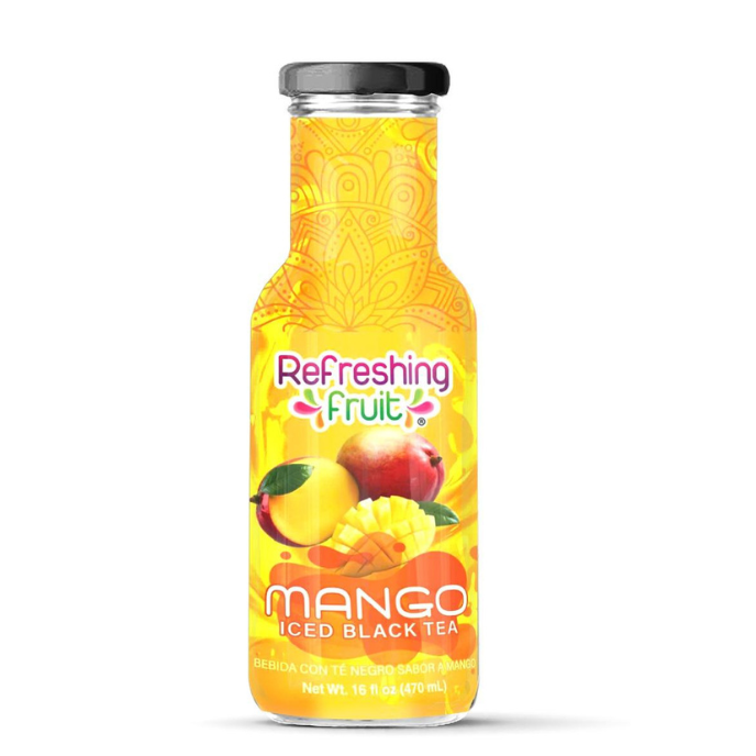 Refreshing Fruit Mango Iced Tea 470 ML - Mexiquense Market