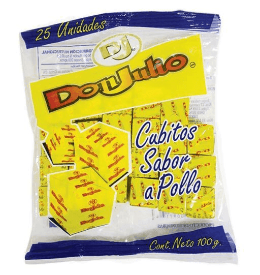 DON JULIO CUBITOS DE POLLO BOLSITA 48/ 25 UDS 100GR. - Mexiquense Market