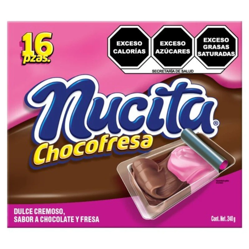 Nucita Choco Fresa Display 7.9 OZ - Mexiquense Market