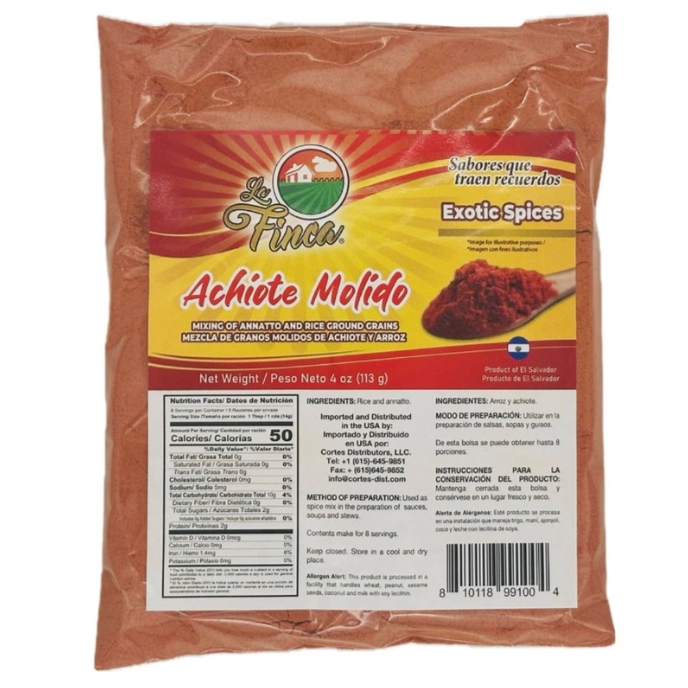La Finca Achiote Molido 4 OZ - Mexiquense Market
