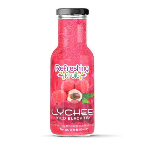 REFRESHING FRUIT LYCHEE ICED TEA 12/ 470 ML. - Mexiquense Market
