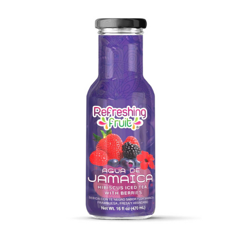Refreshing Fruit Hibiscus Tea Mixberries 470 ML - Mexiquense Market