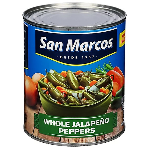 San Marcos Whole Jalapeno Peppers 26 oz. - Mexiquense Market