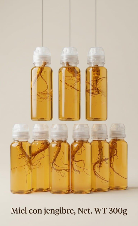 Miel Con Jengibre 300 ML - Mexiquense Market