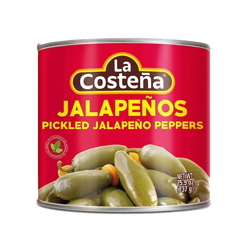 LA COSTENA GREEN PICKLED JALAPENO 26 OZ. - Mexiquense Market