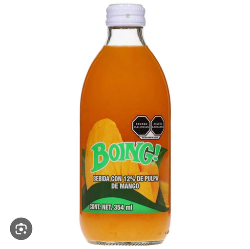 BOING MANGO BOTELLIN VIDRIO 354 ML 24/12 OZ 04/25 - Mexiquense Market
