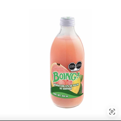 Boing Guayaba Botellin Vidrio 354 ML 12 OZ 01 25 - Mexiquense Market