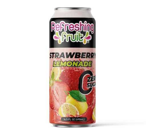 REFRESHING FRUITLATA ZERO SUGAR STRAWBERRYLEMONADE 24/490ML - Mexiquense Market