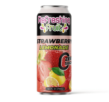 Refreshing Fruitlata Zero Sugar Strawberrylemonade 490 ML - Mexiquense Market