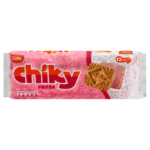 Chiky Strawberry Cookies Bag 16.9 OZ - Mexiquense Market