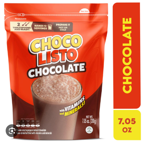 CHOCOLISTO MILK MODIFIER BAG OW 18/7.05OZ - Mexiquense Market