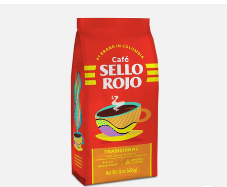SELLO ROJO GROUND COFFEE TRADICIONAL 16OZ - Mexiquense Market