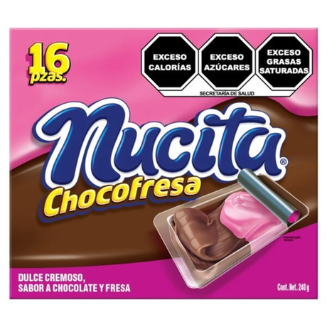 Nucita Choco Fresa Display 7.9 OZ - Mexiquense Market