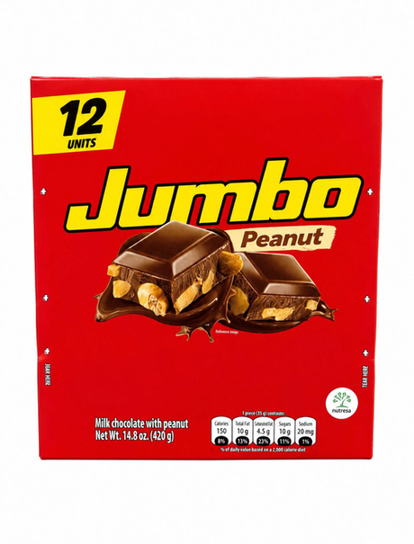 JUMBO PEANUT CHOCO DISP OW 12/12/14.8OZ - Mexiquense Market